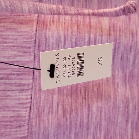 Talbots purple funnel neck sweatshirts xs - Picture 3 of 7